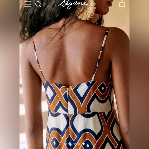 Sezane Editions …Prom Glam!
70s Glam Lois dress, Geometric Maxi
Size 34🪩 - Picture 4 of 16